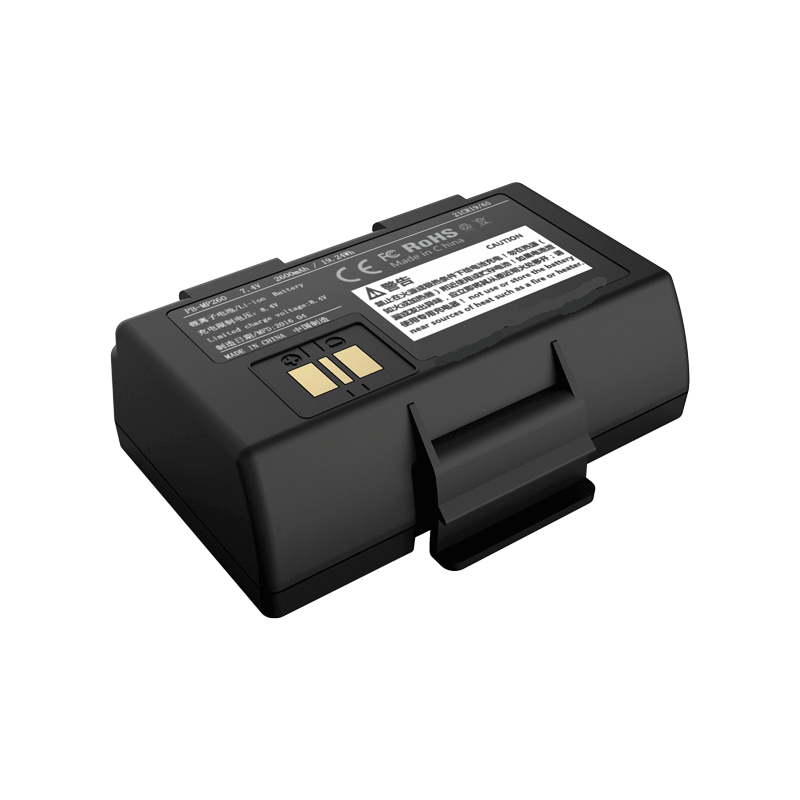 7.4V 2600mAh 18650 钴酸锂电池 微型打印机锂电池